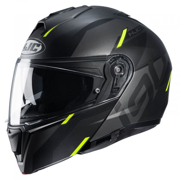 Flip up helmets HJC Moto Helmet Flip-Up i90 Aventa Black