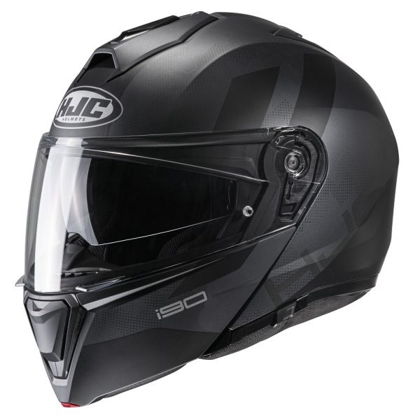 Flip up helmets HJC Helmet Flip-Up i90 Syrex Black