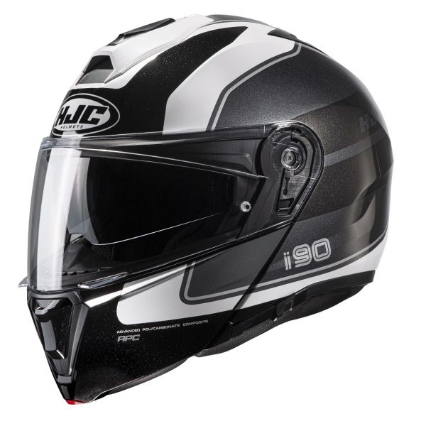 Flip up helmets HJC Helmet Flip-Up i90 Wasco Black/White