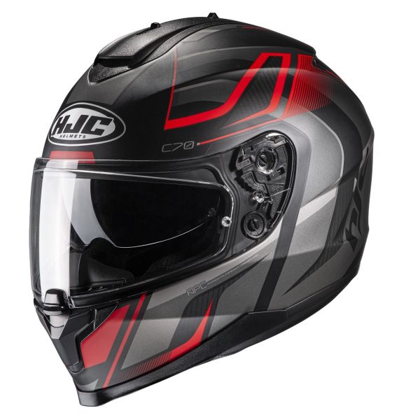 Full face helmets HJC Helmet Full-Face C70 Lantic Black/Red