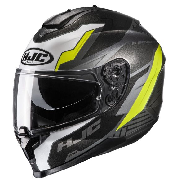 Full face helmets HJC Helmet Full-Face C70 Silon Black/Yellow Fluo