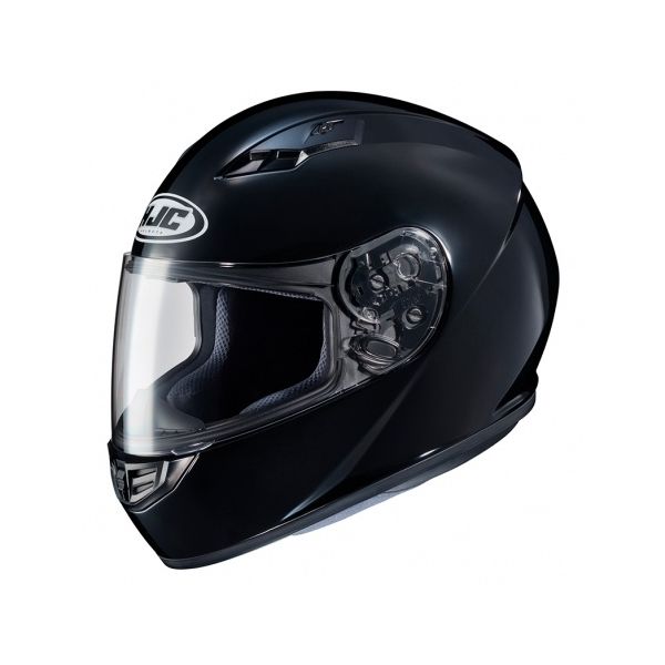 Full face helmets HJC Moto Helmet Full-Face CS-15 Solid Black Glossy