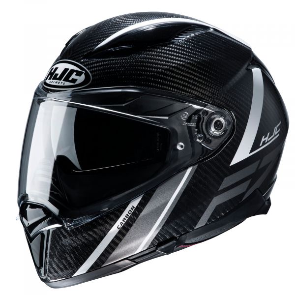 Full face helmets HJC Moto Helmet Full-Face F70 Carbon Eston Black