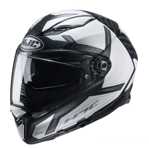 Full face helmets HJC Moto Helmet Full-Face F70 Dever White