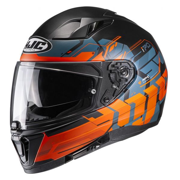 Full face helmets HJC Helmet Full-Face i70 Alligon Black/Orange