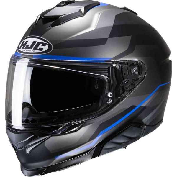  HJC Full-Face Moto Helmet i71 Nior Blue 24