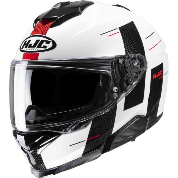 Full face helmets HJC Full-Face Moto Helmet i71 Peka White 24