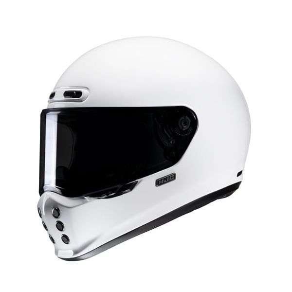  HJC Casca Moto Full-Face/Integrala V10 Solid White Glossy 24