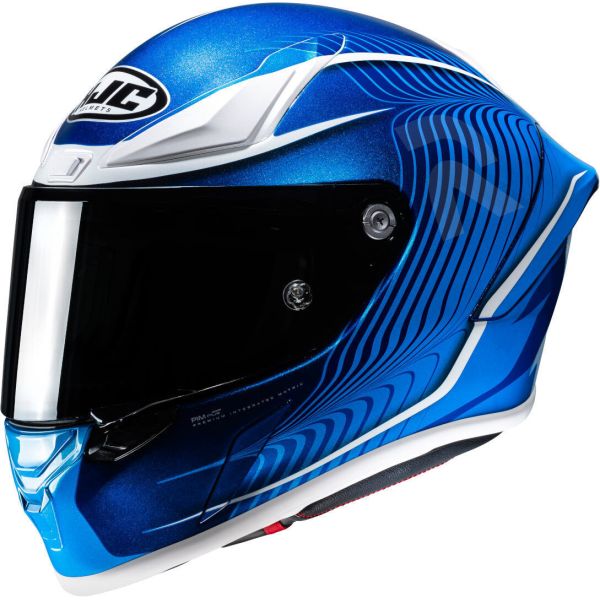 Full face helmets HJC Full-Face Moto Helmet RPHA 1 Lovis Blue/White 24