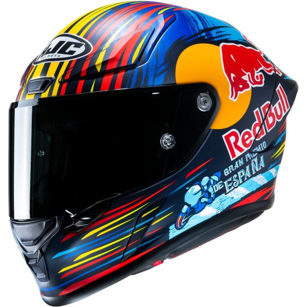 Full face helmets HJC Full-Face Moto Helmet RPHA 1 Red Bull Jerez GP Blue/Red/Yellow 24