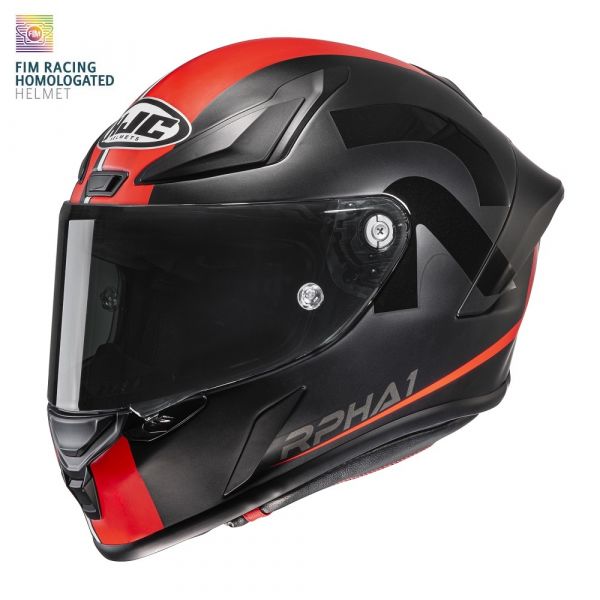 Full face helmets HJC Helmet Full-Face RPHA 1 Senin Black/Red