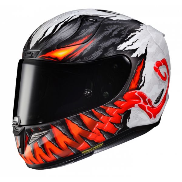 Casti Moto Integrale HJC Casca Moto Full-Face RPHA 11 Anti Venom Marvel Red