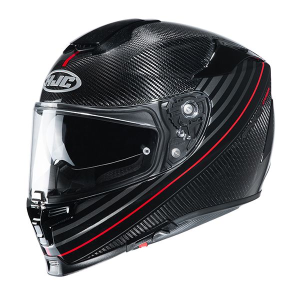 Full face helmets HJC Moto Helmet Full-Face RPHA 70 Carbon Artan Red