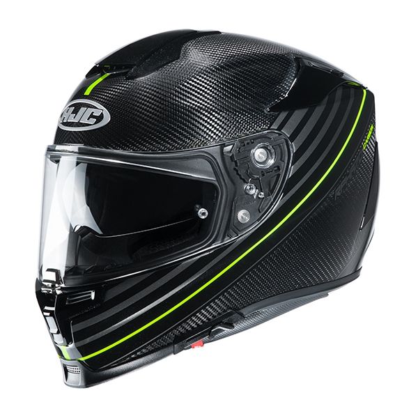 Full face helmets HJC Moto Helmet Full-Face RPHA 70 Carbon Artan Yellow Fluo