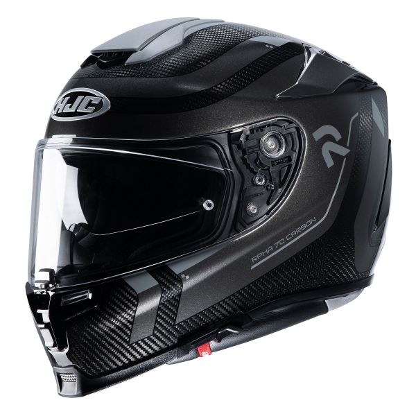 Full face helmets HJC Moto Helmet Full-Face RPHA 70 Carbon Reple Black