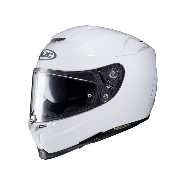  HJC Moto Helmet Full-Face RPHA 70 Solid White Glossy