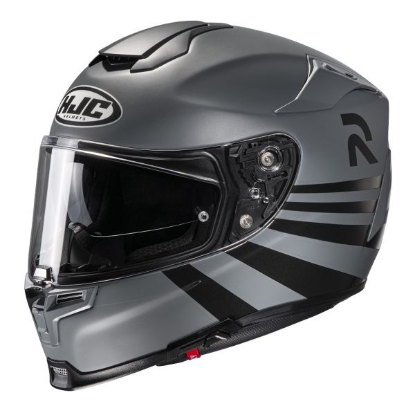 Full face helmets HJC Helmet Full-Face RPHA 70 Stipe Grey/Black