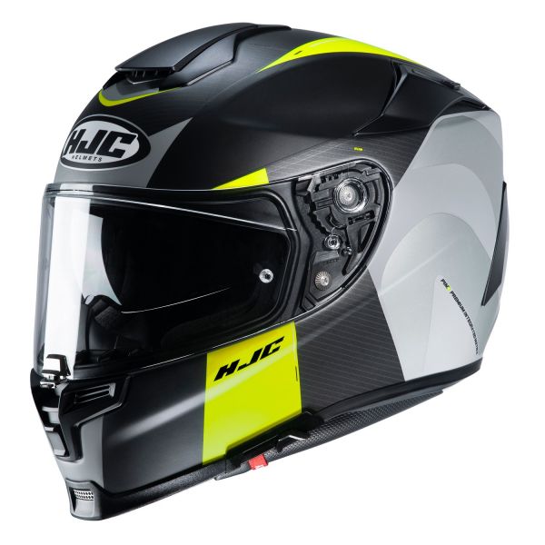 Full face helmets HJC Moto Helmet Full-Face RPHA 70 Wody Yellow Fluo