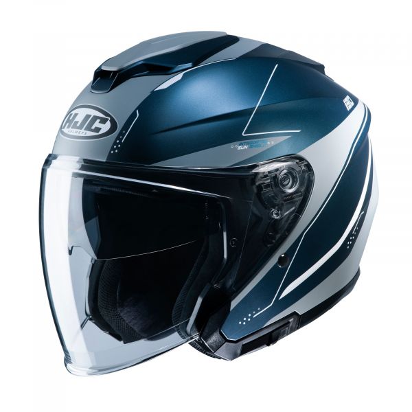 Jet helmets HJC Moto Helmet Jet i30 Slight Blue