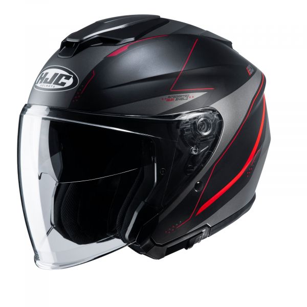 Jet helmets HJC Moto Helmet Jet i30 Slight Red
