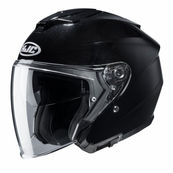 Jet helmets HJC Moto Helmet Jet i30 Solid Lucios Black
