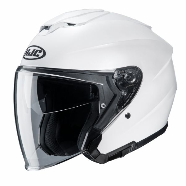 Jet helmets HJC Moto Helmet Jet i30 Solid Lucios White