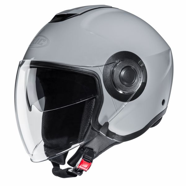 Jet helmets HJC Moto Helmet Jet i40 Solid Lucios Grey