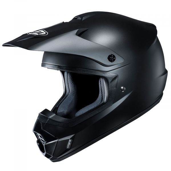 Helmets MX-Enduro HJC Moto Helmet MX CS-MX II Solid Black Matt