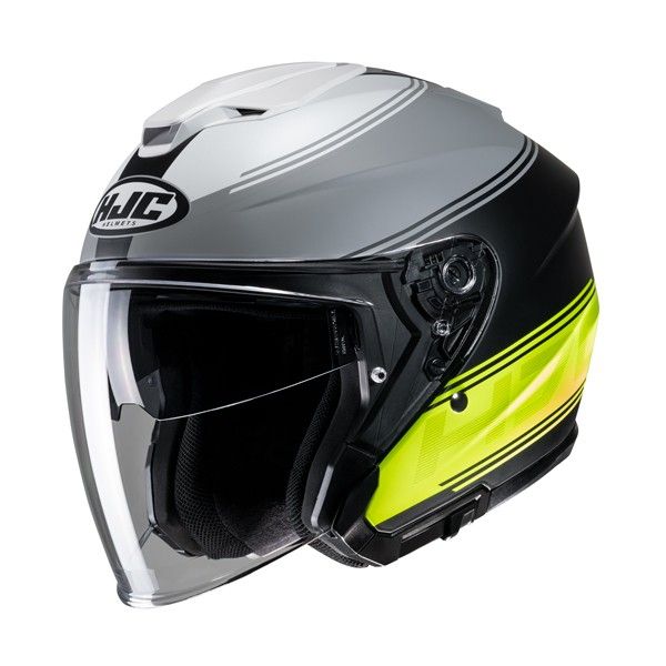 Jet helmets HJC Open-Face/Jet Moto Helmet i30 Vicom Black/Grey/White/Yellow 24