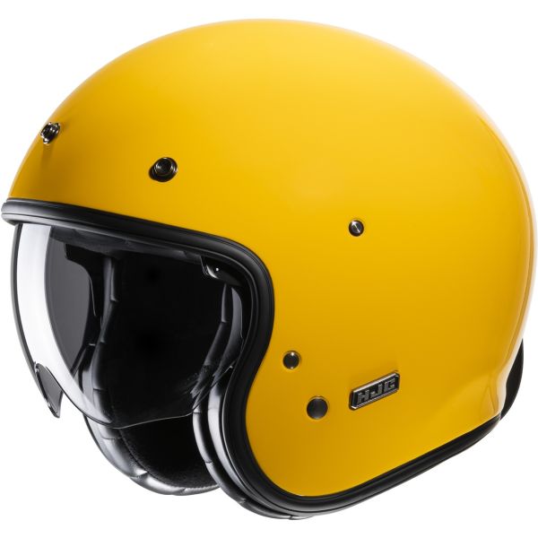 Jet helmets HJC Open-Face/Jet Moto Helmet V31 Solid Retro Yellow 24
