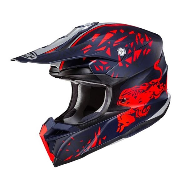 Helmets MX-Enduro HJC MX/Enduro Moto Helmet i50 Spielberg Red Bull Blue/Red 24