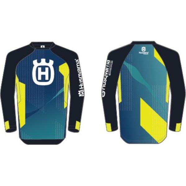 Tricouri MX-Enduro Copii Husqvarna Kids Railed Jersey Husqvarna