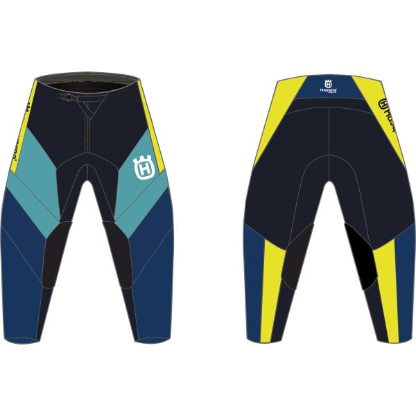 Pantaloni MX-Enduro Copii Husqvarna Kids Railed Pants Husqvarna