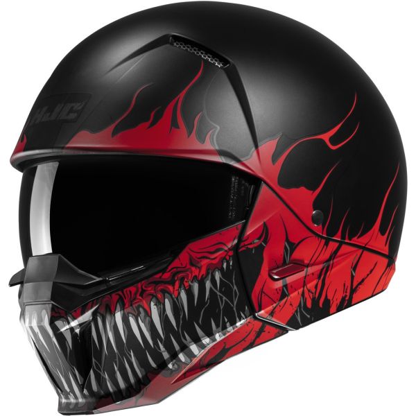Jet helmets HJC Open-Face/Jet Moto Helmet i20 Scraw Black/Red 24