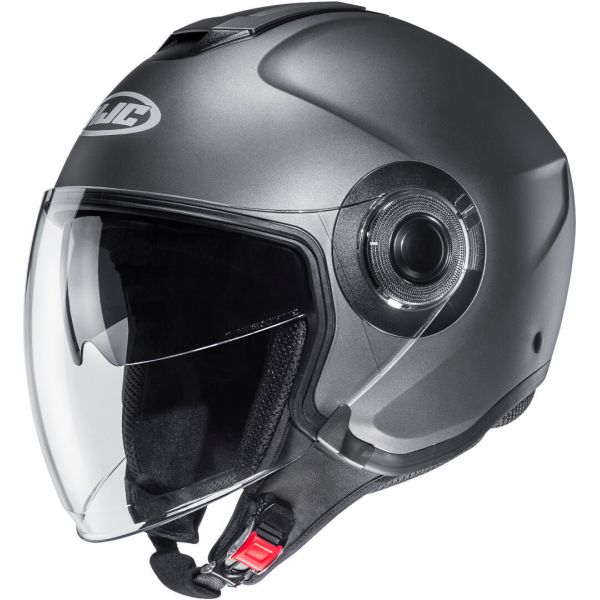 Jet helmets HJC Open-Face/Jet Moto Helmet i40 Solid Titanium Matt 24