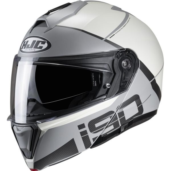 Casti Moto Integrale HJC Casca Moto Full-Face i90 May White/Black/Grey 24