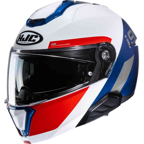Flip up helmets HJC Flip-Up Moto Helmeti91 Bina Red/Blue/White Glossy 24