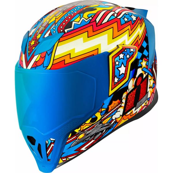 Casti Moto Integrale Icon Casca Moto Full-Face/Integrala Airflite Flyboy Blue 25