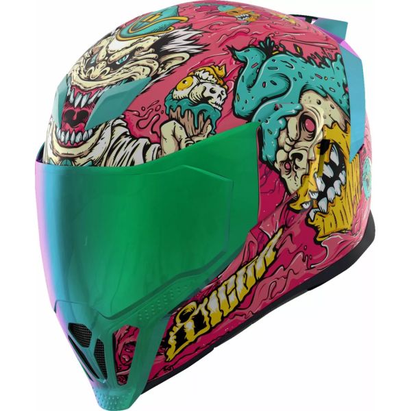 Casti Moto Integrale Icon Casca Moto Full-Face/Integrala Airflite MIPS Snack Attack Pink 25