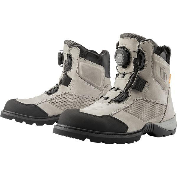 Adventure/Touring Boots Icon Moto Boots Stormhawk Grey