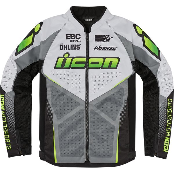 Geci Moto Textil Icon Geaca Moto Textila Hooligan U-Bolt Hi-Vis