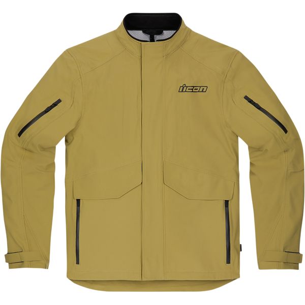 Geci Moto Textil Icon Geaca Moto Textila Stormhawk Waterproof Tan