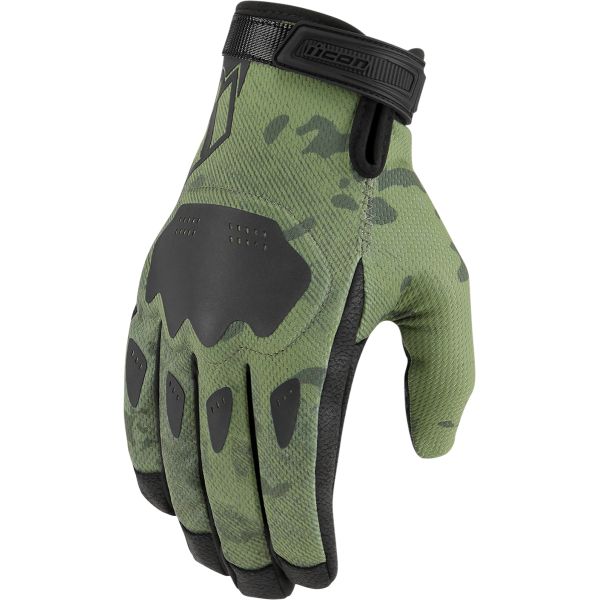 Gloves Racing Icon Hooligan Textile Glove Green Camo