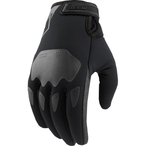  Icon Glove Hooligan Insulated Textile/Leather Ce Black