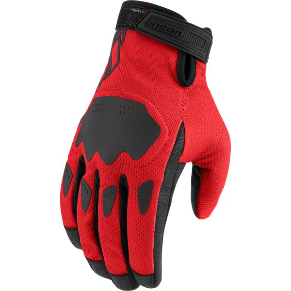 Gloves Racing Icon Hooligan Moto Textile Gloves Red