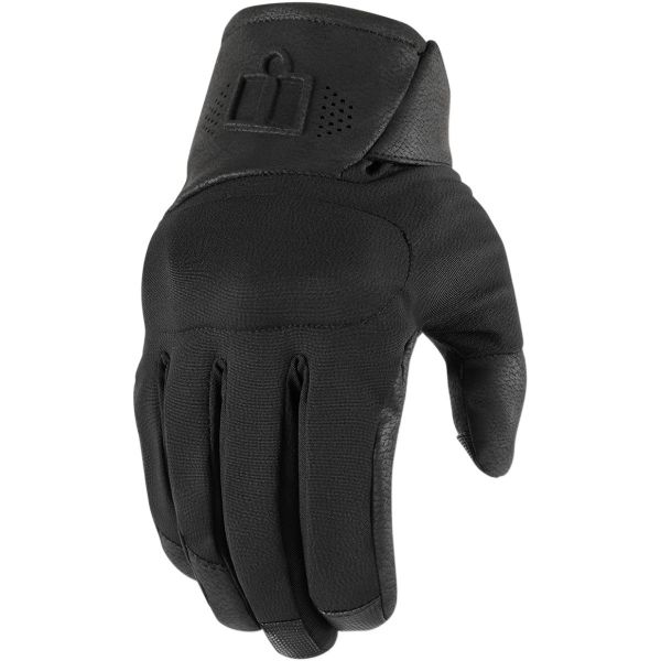  Icon Moto Textile Gloves Tarmac 2 Black