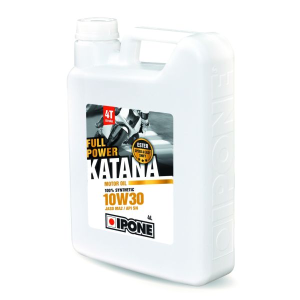 4 stokes engine oil IPONE 4 Stroke Full Power Katana 10W30 100% Synthetic Engine Oil 4L