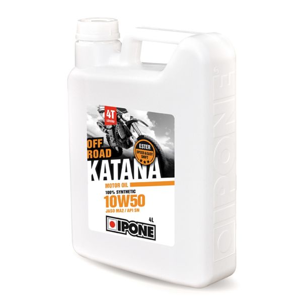 4 stokes engine oil IPONE 4 Stroke Katana Off Road 10W50 100% Synthetic Engine Oil 4L