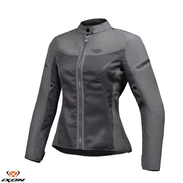 Textile Womens Jackets Ixon Lady Moto Textile/Jacket Fresh LS Gray 24