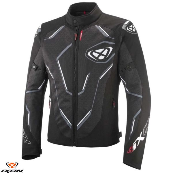 Textile jackets Ixon Textile Moto Jacket Demoniak MS Black/White 24
